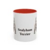 11oz Sealyham Terrier Mug, Red, front view