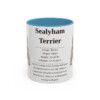 11oz Sealyham Terrier Mug, Light Blue, front view