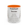 11oz Sealyham Terrier Mug, Orange, front view