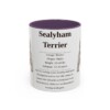 11oz Sealyham Terrier Mug, Purple, front view