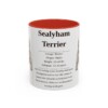 11oz Sealyham Terrier Mug, Red, front view