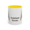 11oz Sealyham Terrier Mug, Yellow, front view