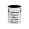 11oz Funny Shar-Pei Mug, Black, front view