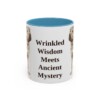 11oz Funny Shar-Pei Mug, Light Blue, front view