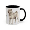 11oz Shar-Pei Dog Mom Mug, Black, right side view