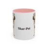 11oz Shar-Pei Mug, Pink, front view