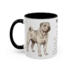 11oz Shar-Pei Mug, Black, left side view