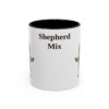11oz Shepherd Mix Mug, Black, front view