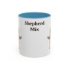 11oz Shepherd Mix Mug, Light Blue, front view