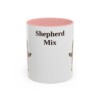 11oz Shepherd Mix Mug, Pink, front view