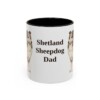 11oz-shetland-sheepdog-mug-dad-black-front 11oz Shetland Sheepdog Dog Dad Mug, Black, front view