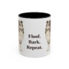 11oz-shetland-sheepdog-mug-humor-black-front 11oz Funny Shetland Sheepdog Mug, Black, front view
