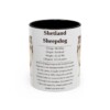 11oz-shetland-sheepdog-mug-writeup-black-front 11oz Shetland Sheepdog Mug, Black, front view