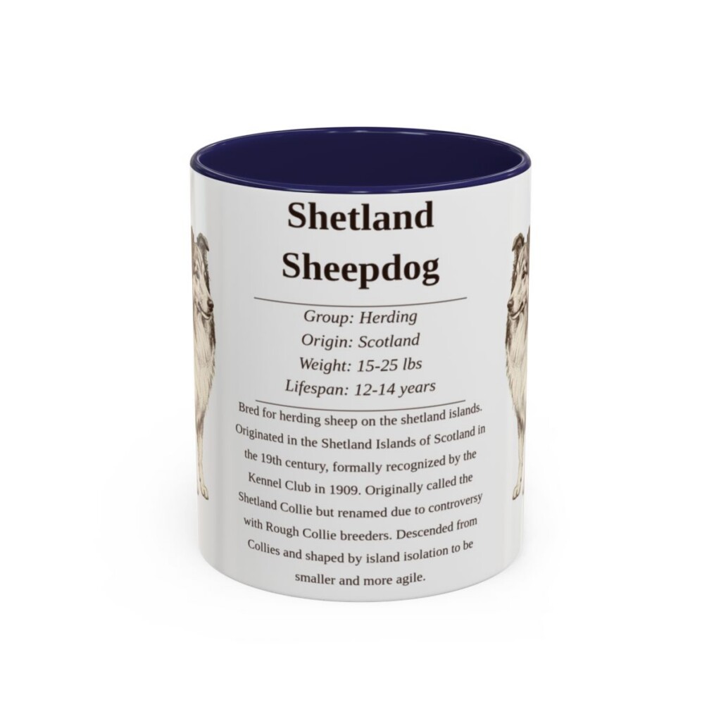 11oz-shetland-sheepdog-mug-writeup-navy 11oz Shetland Sheepdog Mug, Navy, front view