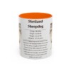 11oz-shetland-sheepdog-mug-writeup-orange 11oz Shetland Sheepdog Mug, Orange, front view
