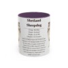 11oz-shetland-sheepdog-mug-writeup-purple 11oz Shetland Sheepdog Mug, Purple, front view