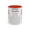11oz-shetland-sheepdog-mug-writeup-red 11oz Shetland Sheepdog Mug, Red, front view