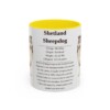 11oz-shetland-sheepdog-mug-writeup-yellow 11oz Shetland Sheepdog Mug, Yellow, front view