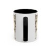 11oz Funny Shiba Inu Mug, Black, back view