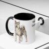 11oz Funny Shiba Inu Mug, Black, lifestyle photo