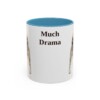 11oz Funny Shiba Inu Mug, Light Blue, front view