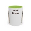 11oz Funny Shiba Inu Mug, Light Green, front view