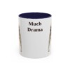 11oz Funny Shiba Inu Mug, Navy, front view