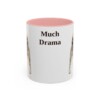 11oz Funny Shiba Inu Mug, Pink, front view