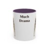 11oz Funny Shiba Inu Mug, Purple, front view