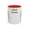 11oz Funny Shiba Inu Mug, Red, front view