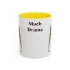 11oz Funny Shiba Inu Mug, Yellow, front view