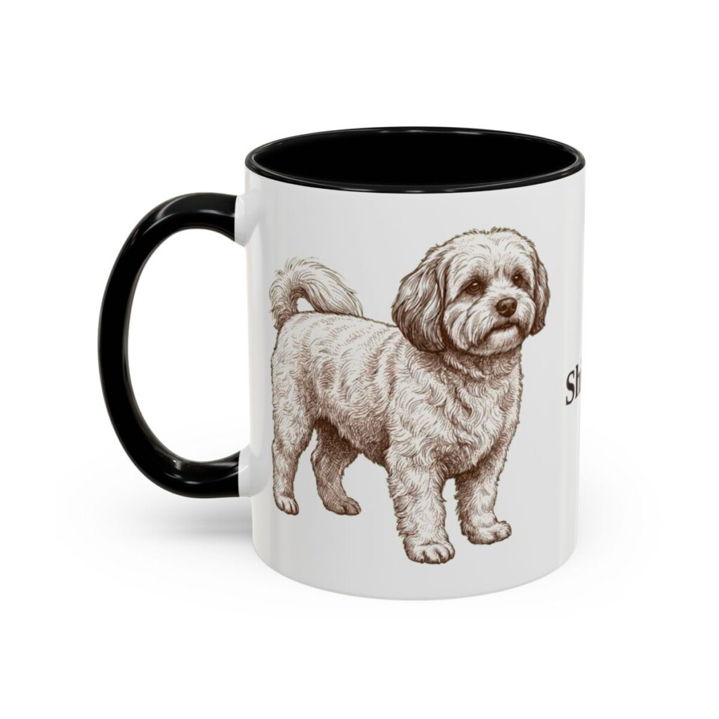 11oz Shichon Mug, Black, left side view