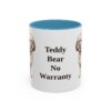 11oz Funny Shichon Mug, Light Blue, front view