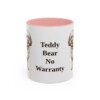 11oz Funny Shichon Mug, Pink, front view