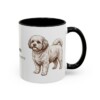 11oz Shichon Latin Mug, Black, right side view