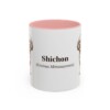 11oz Shichon Latin Mug, Pink, front view