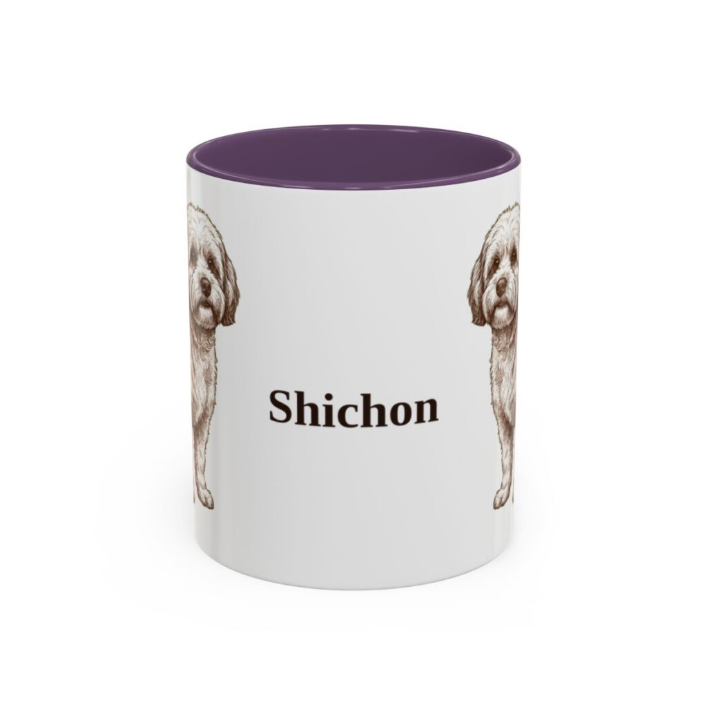 11oz Shichon Mug, Purple, front view