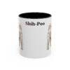 11oz Shih-Poo Mug, Black, front view