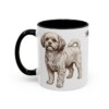 11oz Shih-Poo Mug, Black, left side view