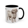 11oz Shih-Poo Mug, Black, right side view