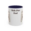 11oz Shih-Poo Dog Dad Mug, Navy, front view