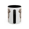 11oz Shih-Poo Dog Mom Mug, Black, back view