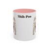 11oz Shih-Poo Mug, Pink, front view