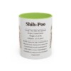 11oz Shih-Poo Mug, Light Green, front view