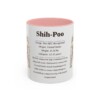 11oz Shih-Poo Mug, Pink, front view