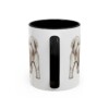 11oz Funny Shih Tzu Mug, Black, back view