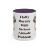 11oz Funny Shih Tzu Mug, Purple, front view