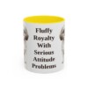 11oz Funny Shih Tzu Mug, Yellow, front view