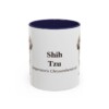 11oz Shih Tzu Latin Mug, Navy, front view