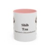 11oz Shih Tzu Latin Mug, Pink, front view